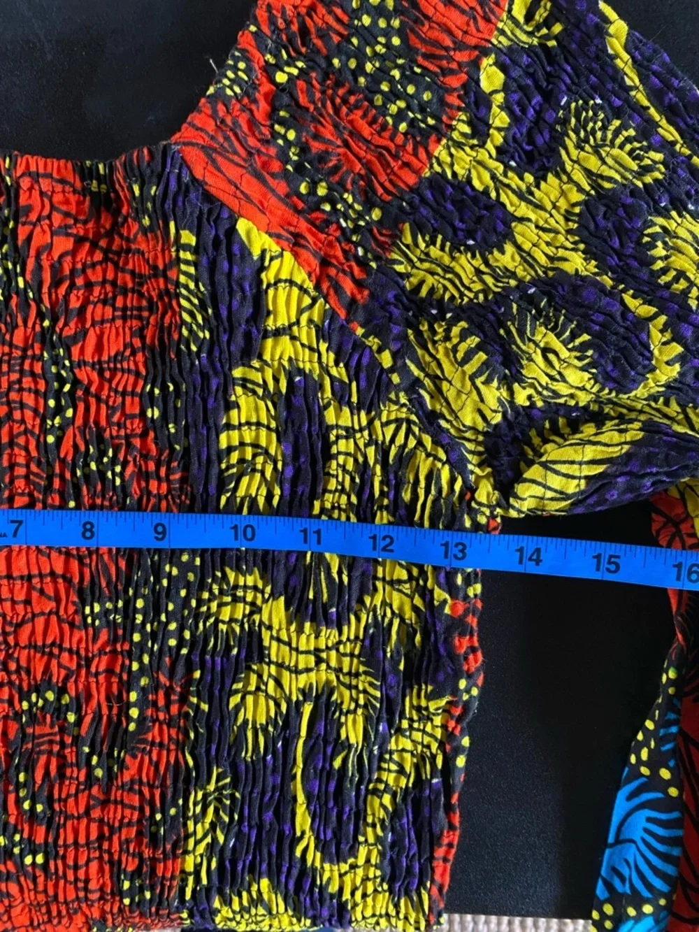 Vibrant African Ankara Midi Dress, 100% Cotton, One Size Fits Most